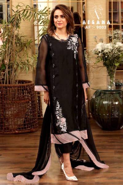 AF 9003 By Afsana Designer Partywear Readymade Salwar Kameez Collection